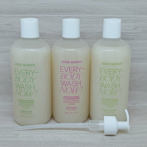 Josie Maran Every Body Wash Moisture Mousse + Pump 16oz | 3 Scents, U Pick - Picture 1 of 5